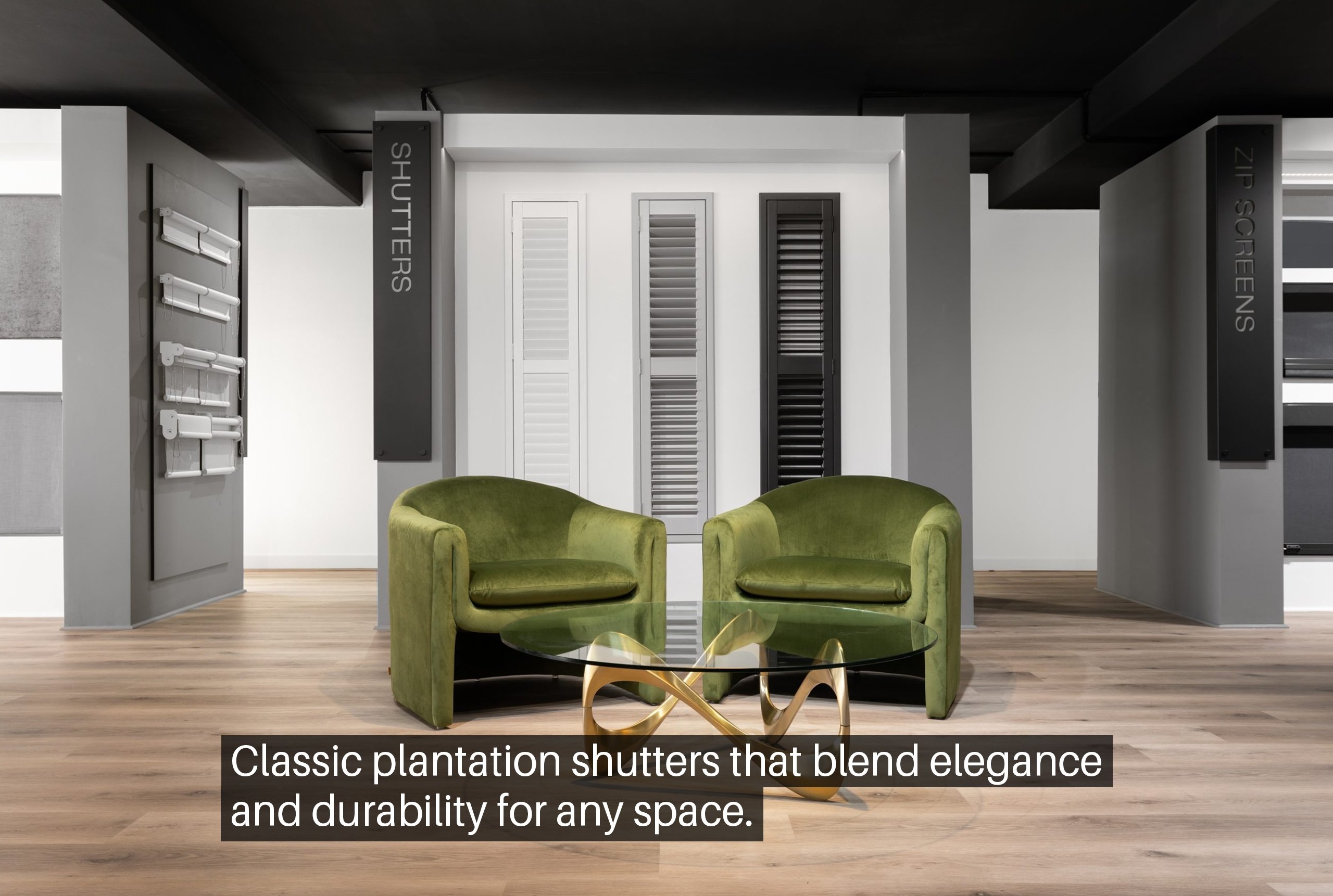 Commercial tile showroom with extensive sample displays for business clients